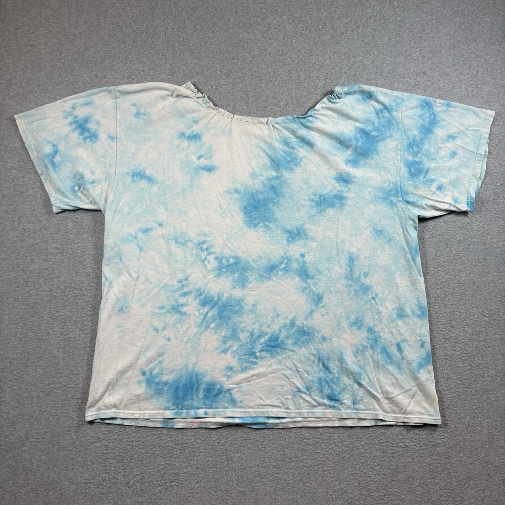 ⁠2015 Liquid Blue Alice In Wonderland 2XL Tie Dye Caterpillar Mushroom Tee⁠ - Picture 5 of 6